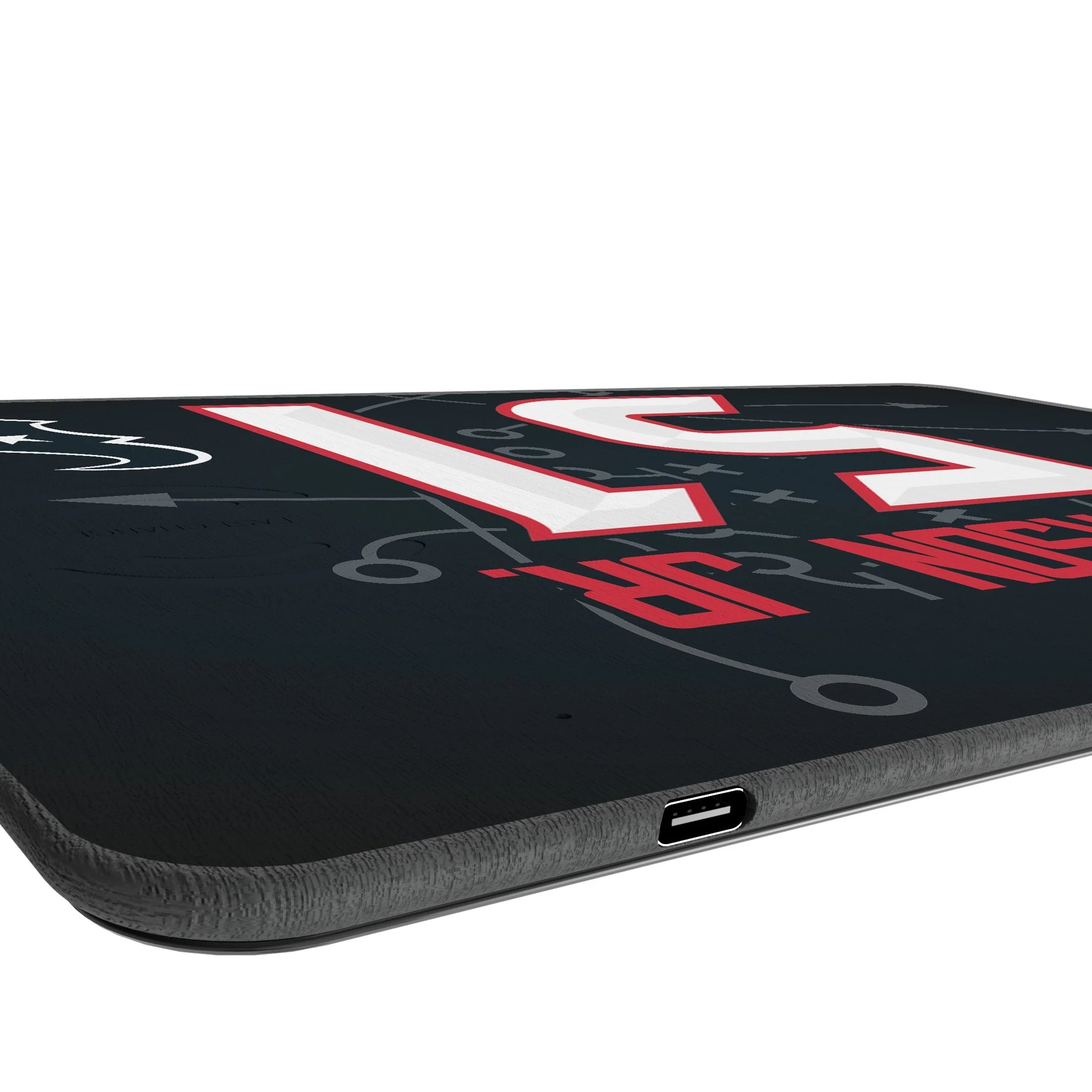 Will Anderson Jr. Houston Texans 51 Game Tactic 15-Watt Wireless Charger and Mouse Pad - Image 3