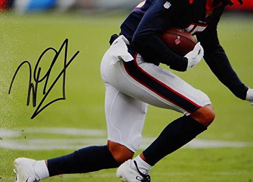 Will Fuller Autographed Houston Texans 8x10 PF Photo Close Up w/Ball- JSA W Auth Black - Image 2