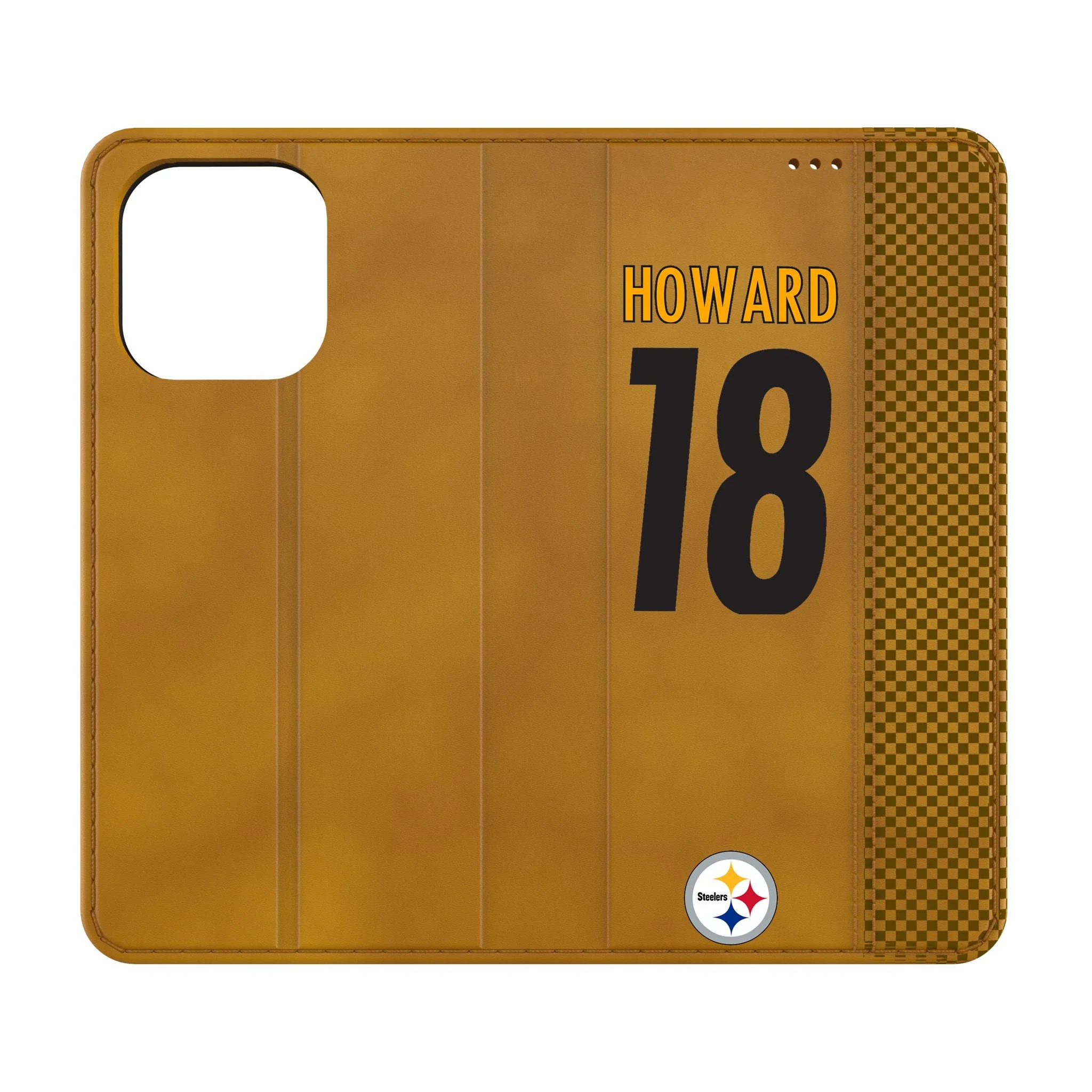 Will Howard Pittsburgh Steelers 18 Game Tactic Folio Phone Case for Apple iPhone