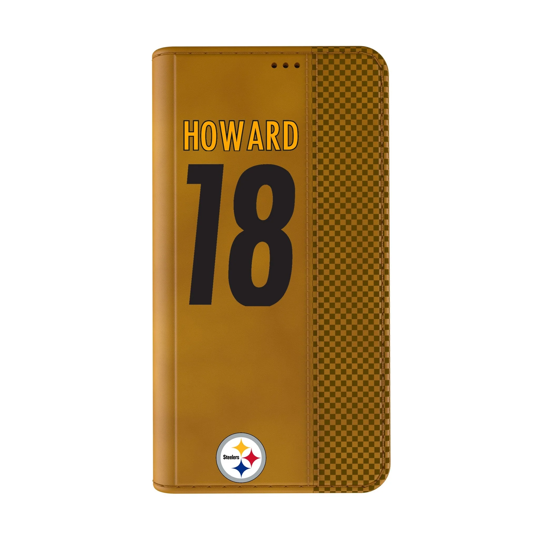 Will Howard Pittsburgh Steelers 18 Game Tactic Folio Phone Case for Apple iPhone - Image 2
