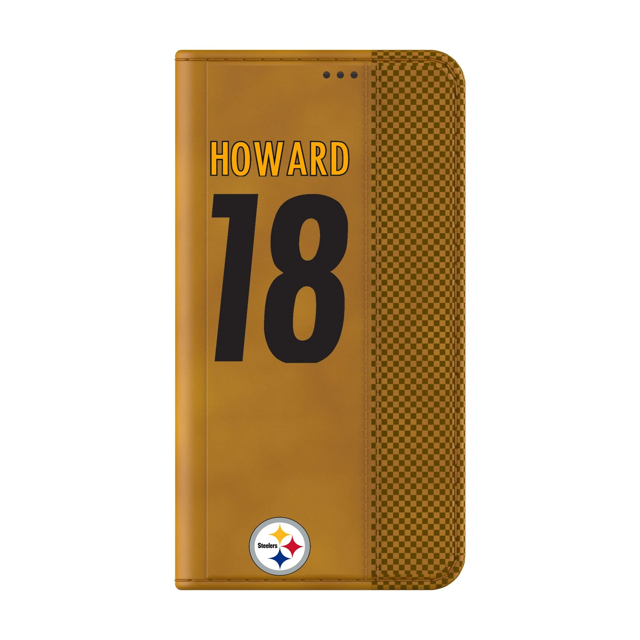 Will Howard Pittsburgh Steelers 18 Game Tactic Folio Phone Case for Samsung Galaxy - Image 2