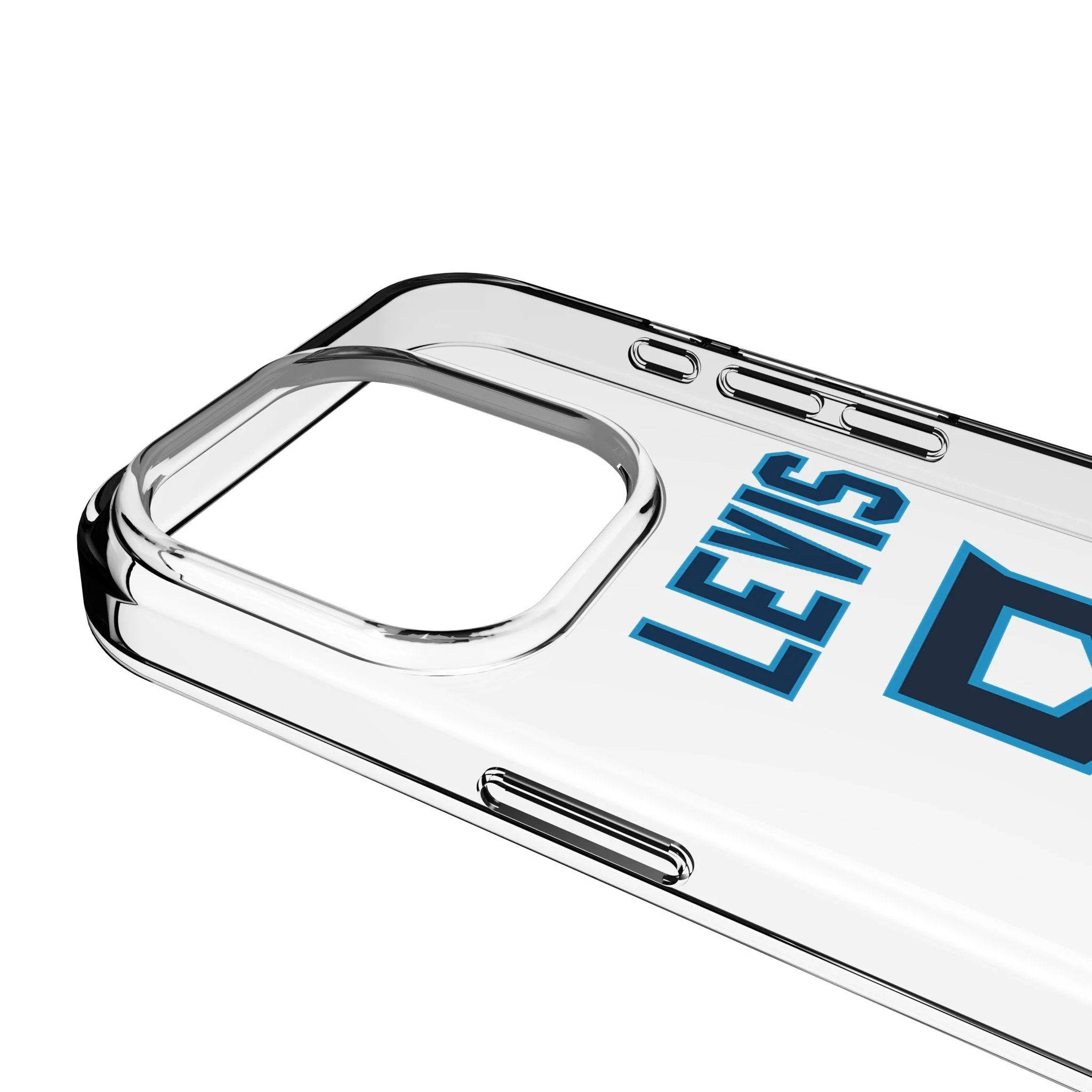 Will Levis Tennessee Titans 8 Game Tactic Clear Phone Case for Apple iPhone - Image 3
