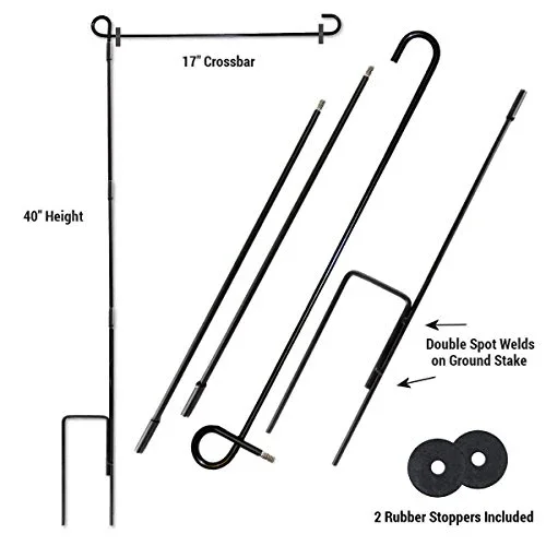 WinCraft Navy Veteran Garden Flag with Stand Holder - Image 2