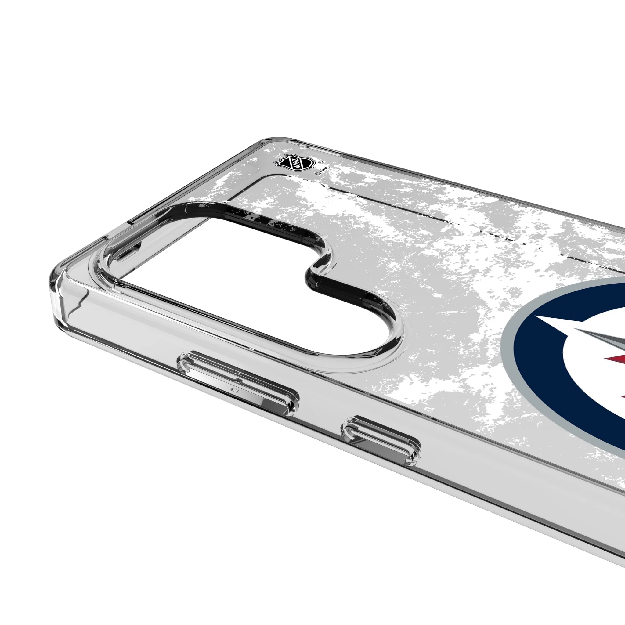 Winnipeg Jets Ice Stripe Clear Phone Case for Samsung Galaxy - Image 3