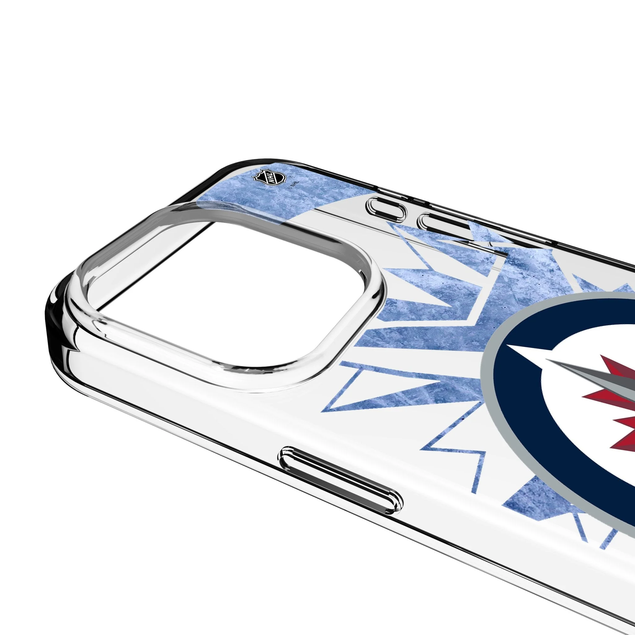 Winnipeg Jets Ice Tilt Clear Phone Case for Apple iPhone - Image 3