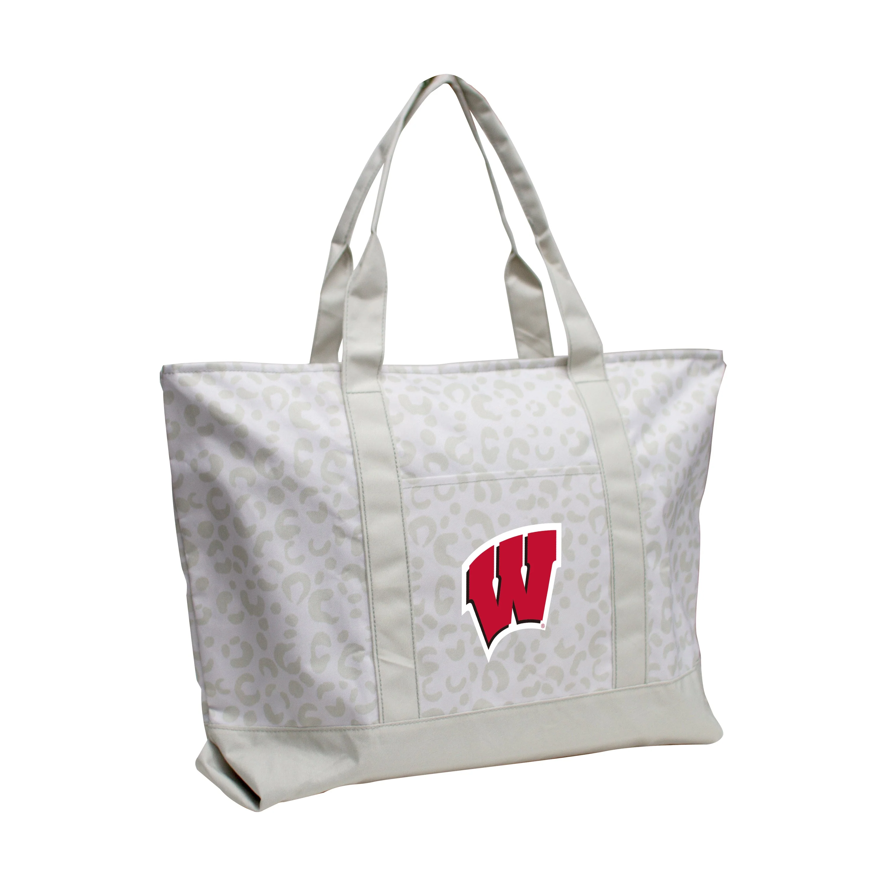 Wisconsin Leopard Pattern Tote