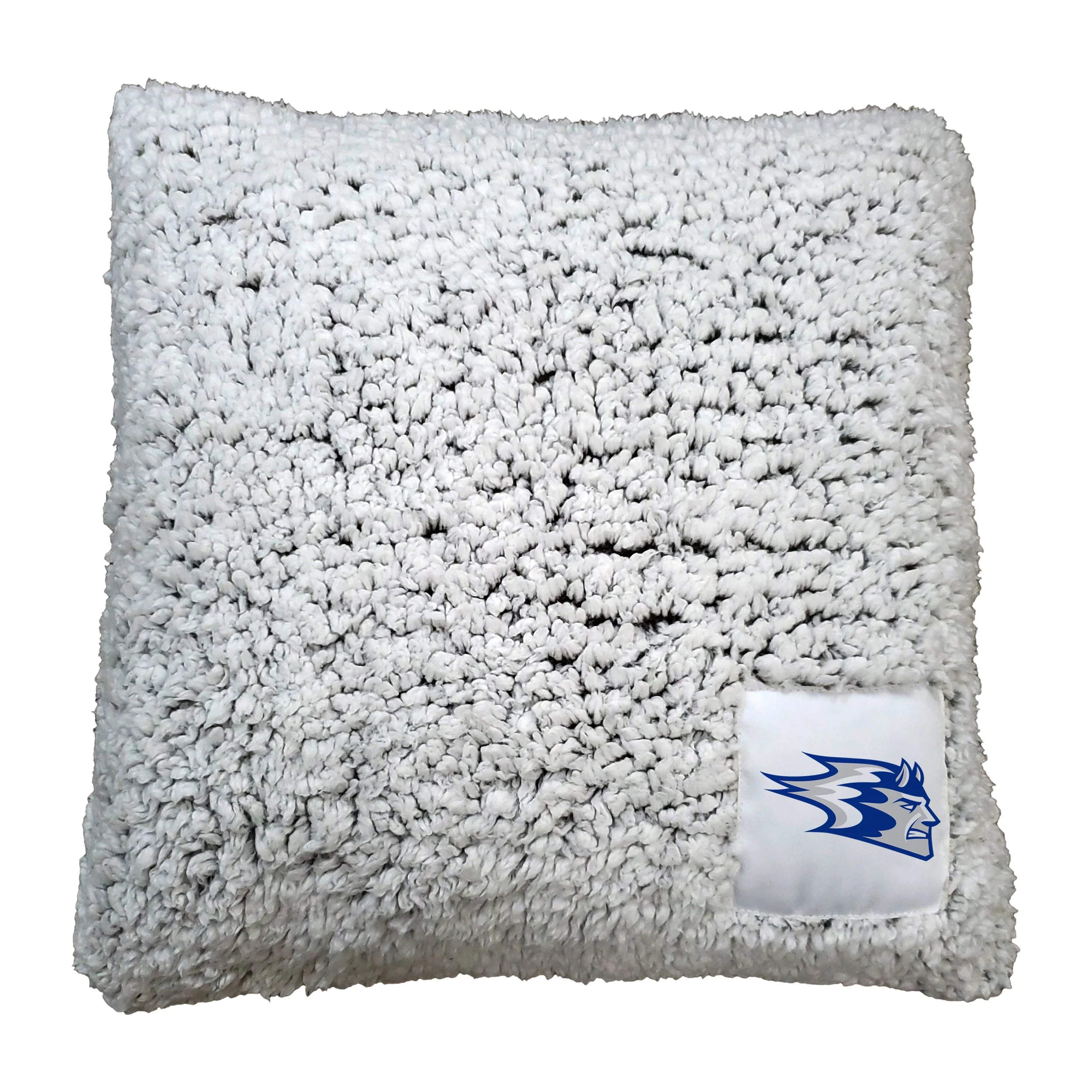 Wisconsin Stout Frosty Throw Pillow
