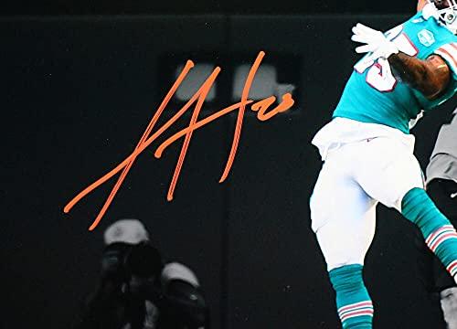 Xavien Howard Signed Dolphins Spotlight Catch 16X20 FP Photo- Beckett W Orange - Image 2