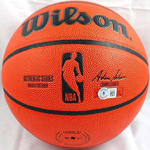 Xavier McDaniel Autographed Official NBA Wilson Basketball w/X-Man-Beckett Hologram Silver - Image 4