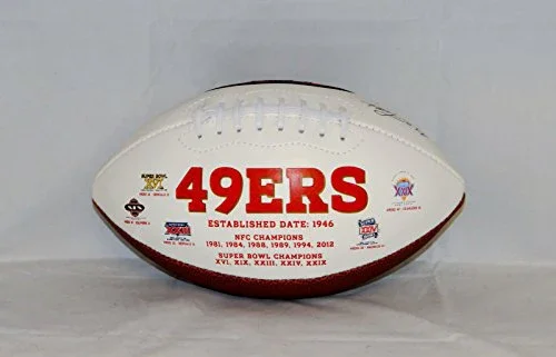 Y.A. Tittle HOF Autographed San Francisco 49ers Logo Football- TriStar Auth - Image 3