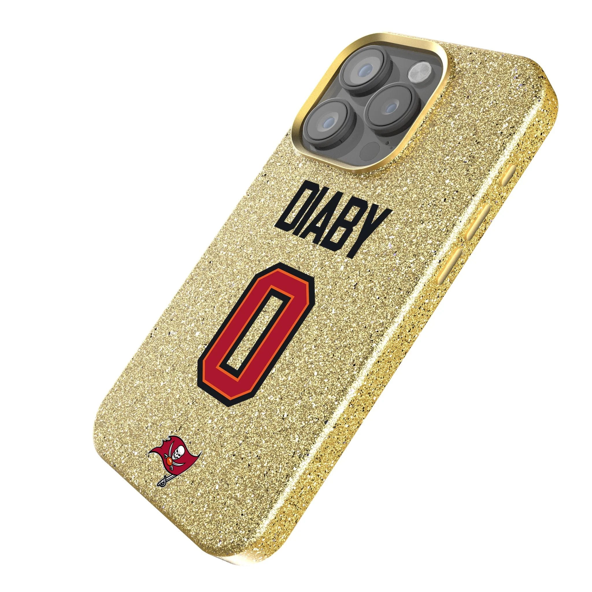 YaYa Diaby Tampa Bay Buccaneers 0 Ready Bling Phone Case - Image 2