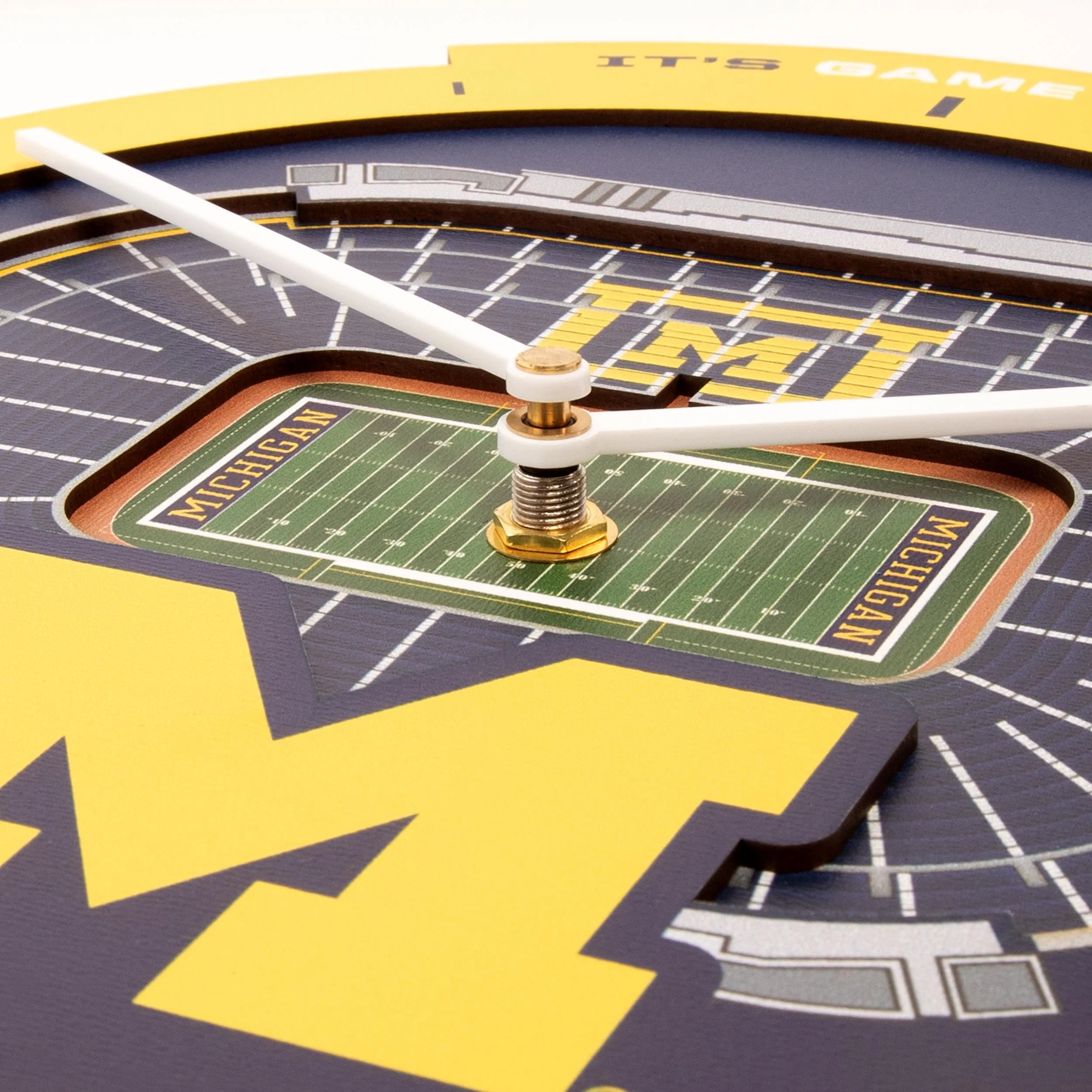 YouTheFan NCAA Michigan Wolverines 3D StadiumView Clock - Image 4