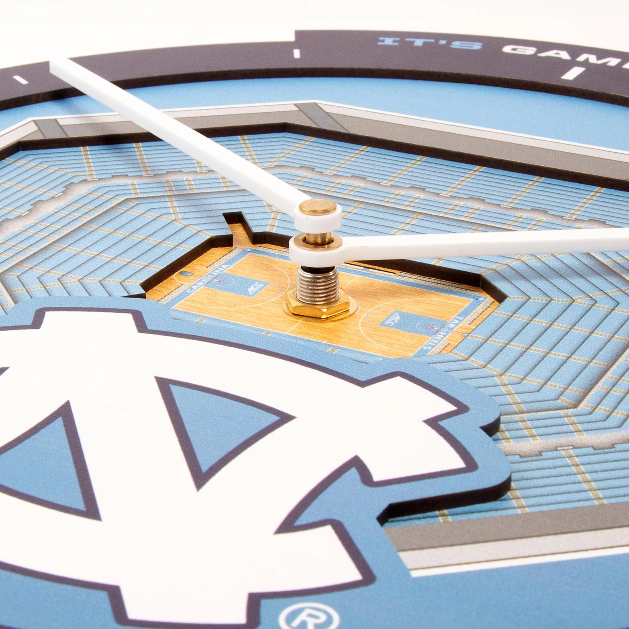 YouTheFan NCAA North Carolina Tar Heels 3D StadiumView Clock - Image 4