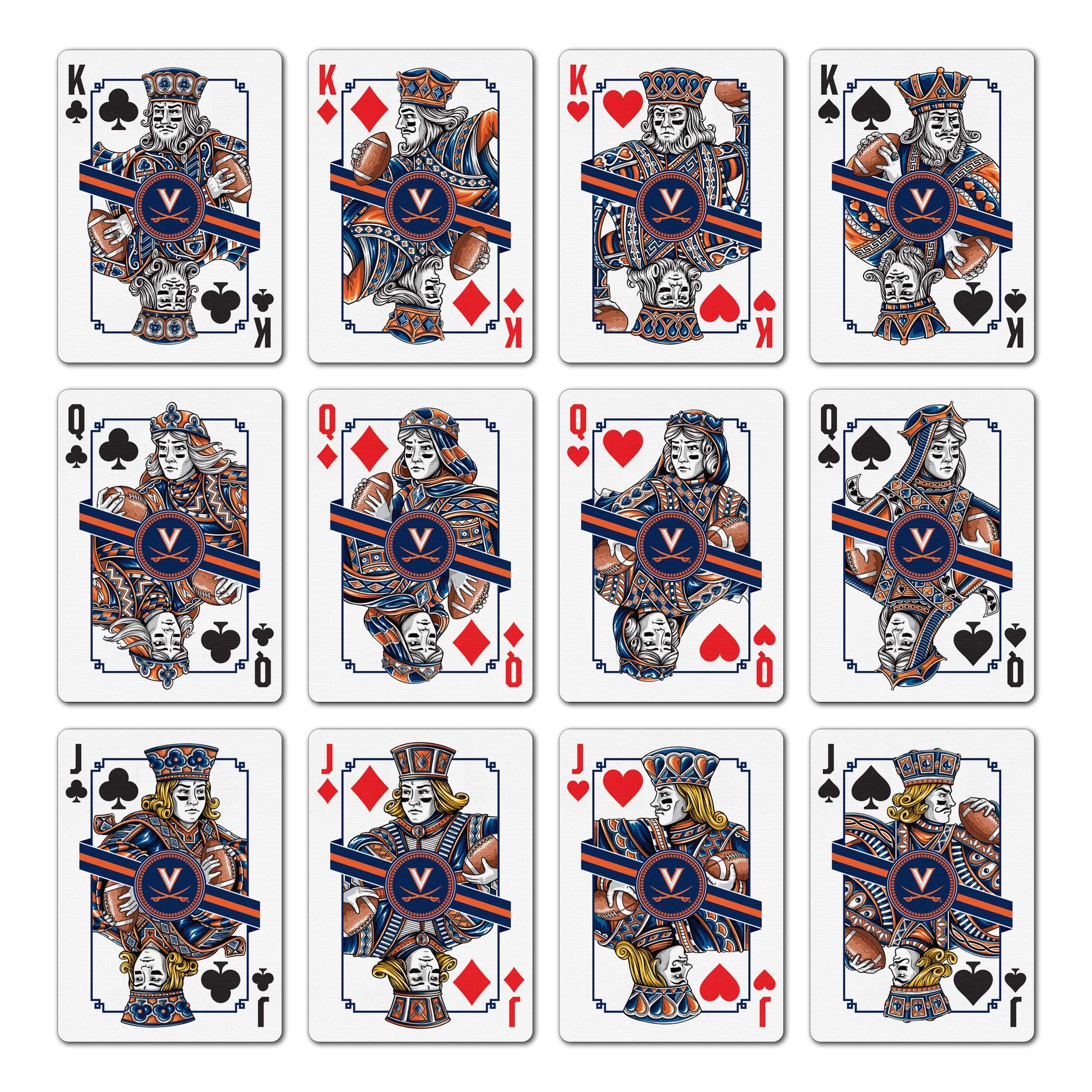 YouTheFan NCAA Virginia Cavaliers Classic Series Playing Cards - Image 7