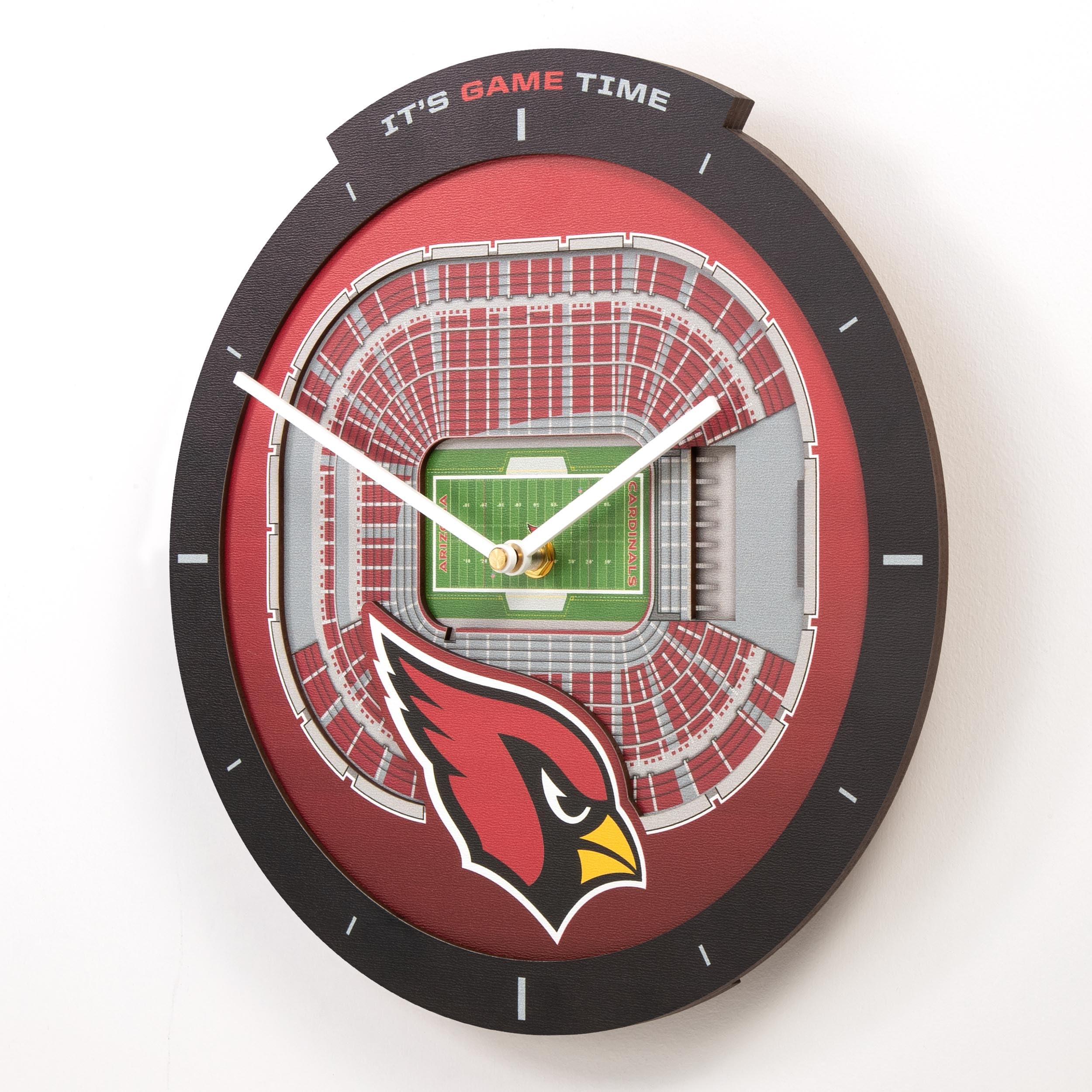 YouTheFan NFL Arizona Cardinals 3D StadiumView Clock - Image 5