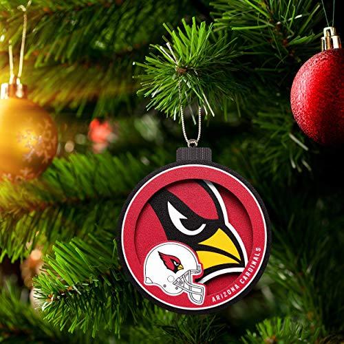YouTheFan NFL Arizona Cardinals Logo Series 3D Ornament - Image 2
