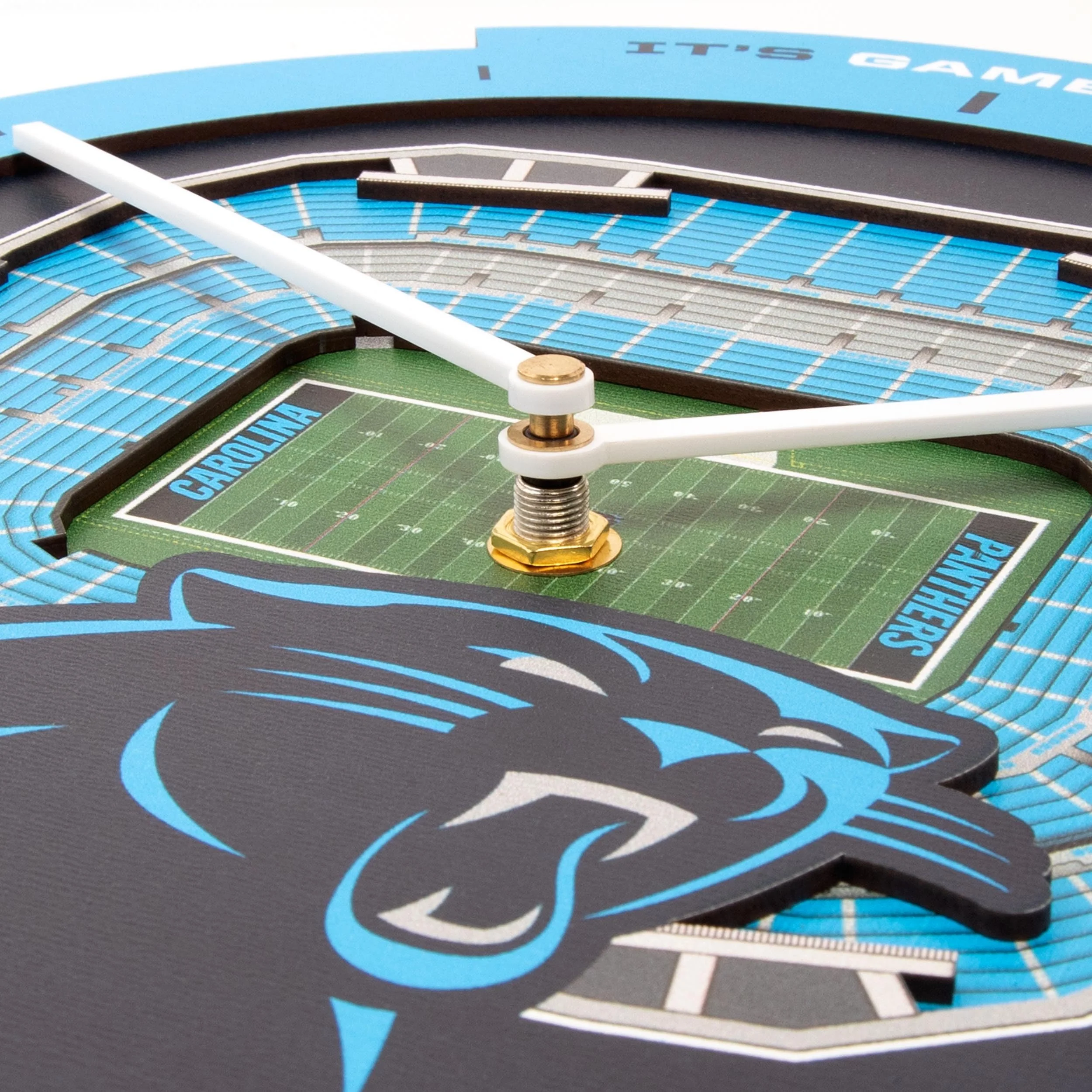 YouTheFan NFL Carolina Panthers 3D StadiumView Clock - Image 4