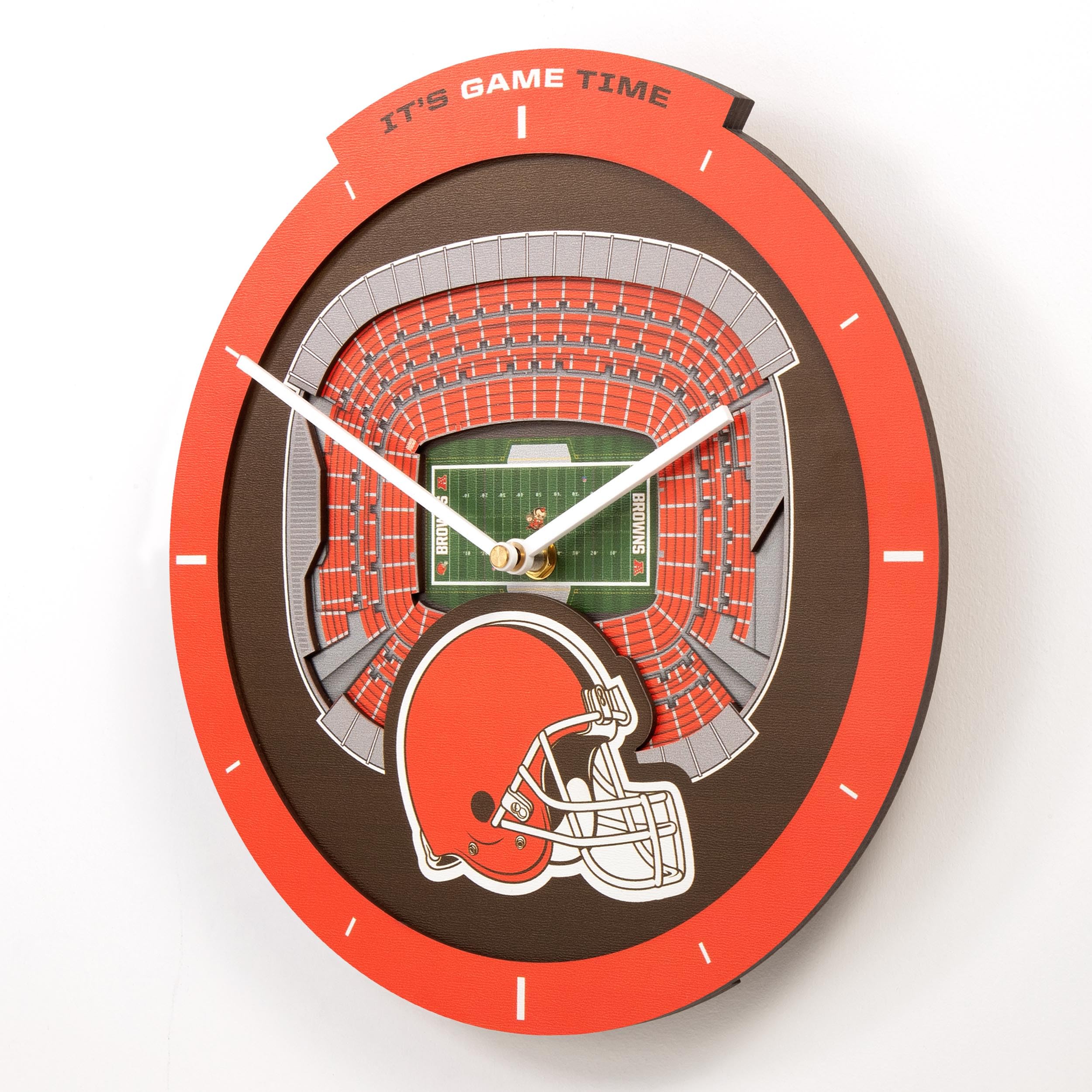 YouTheFan NFL Cleveland Browns 3D StadiumView Clock - Image 5