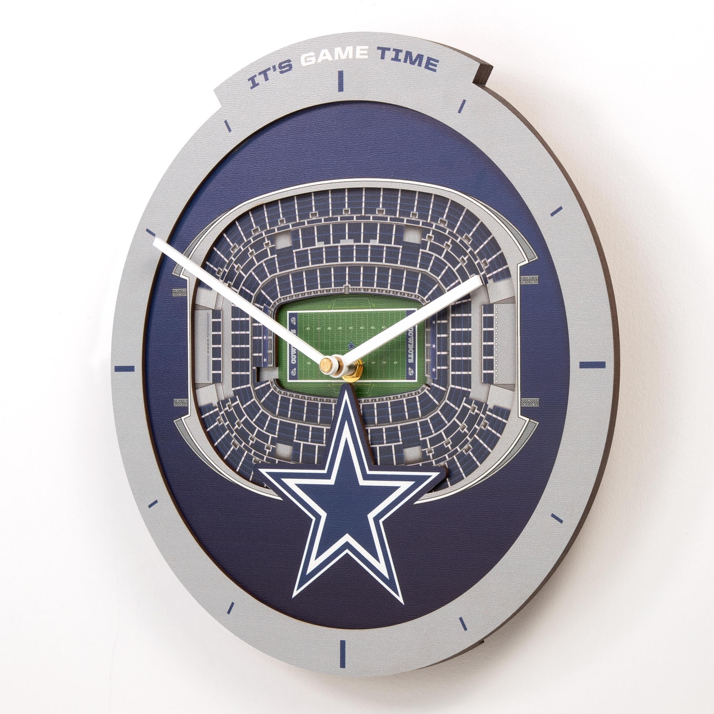 YouTheFan NFL Dallas Cowboys 3D StadiumView Clock - Image 5