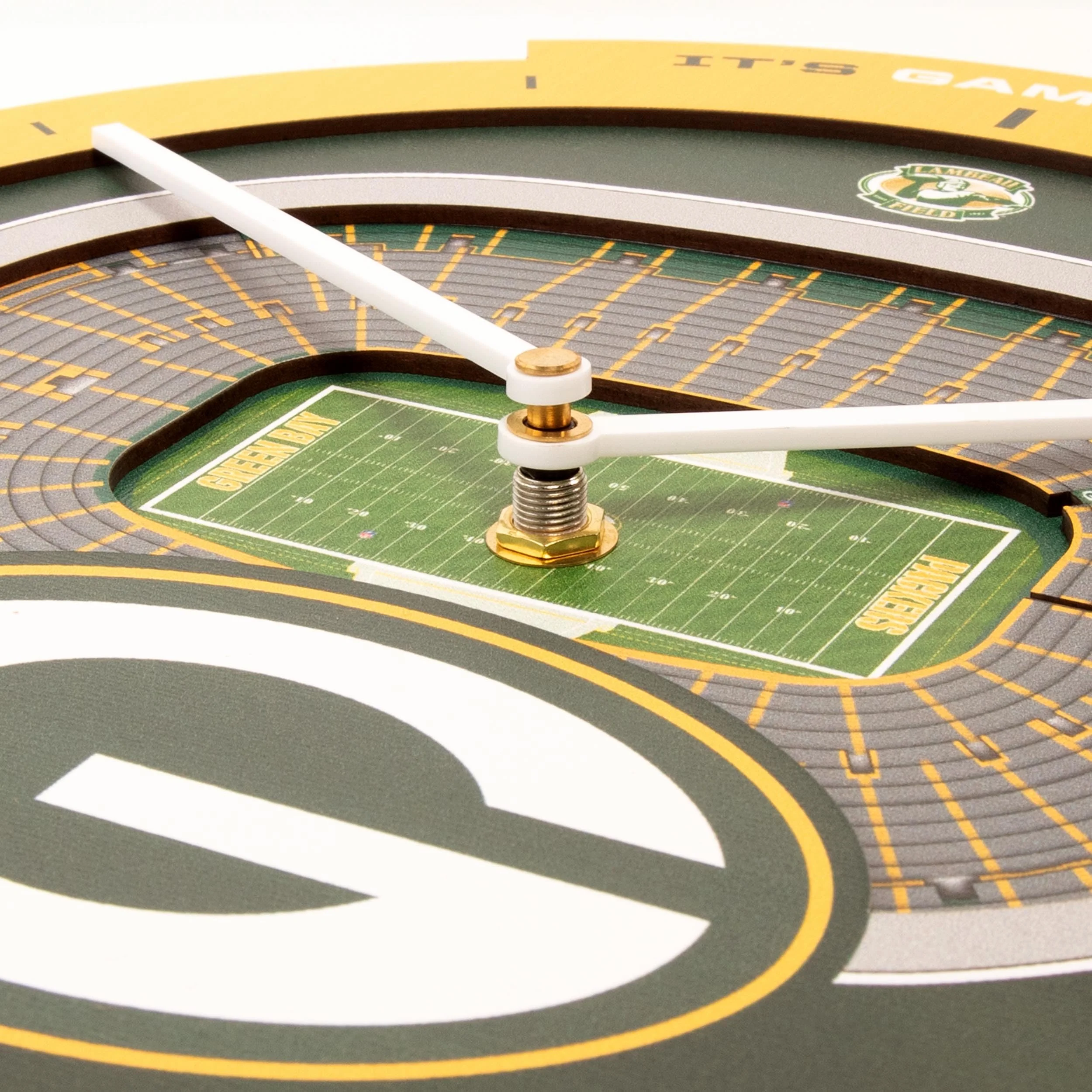 YouTheFan NFL Green Bay Packers 3D StadiumView Clock - Image 4