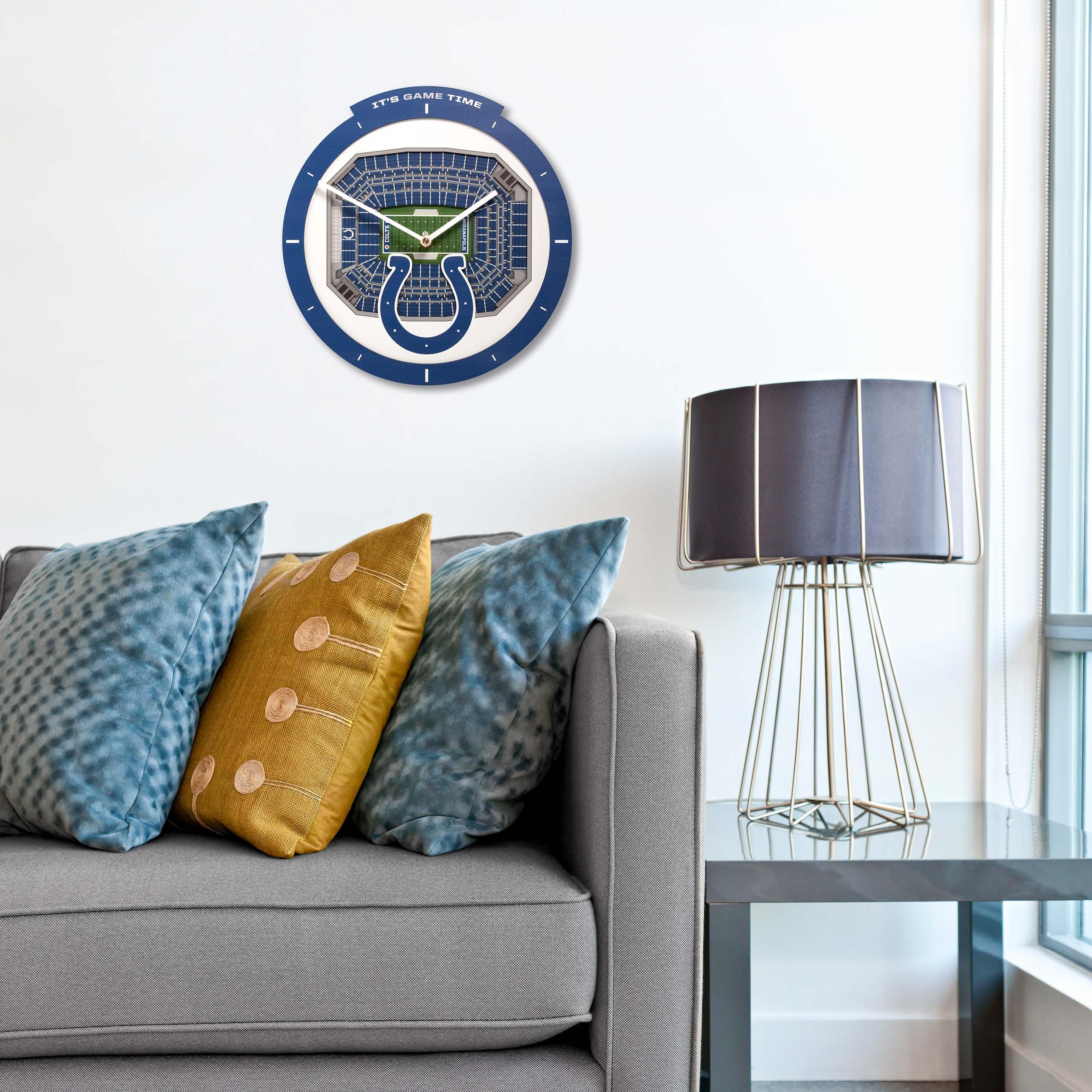 YouTheFan NFL Indianapolis Colts 3D StadiumView Clock - Image 3