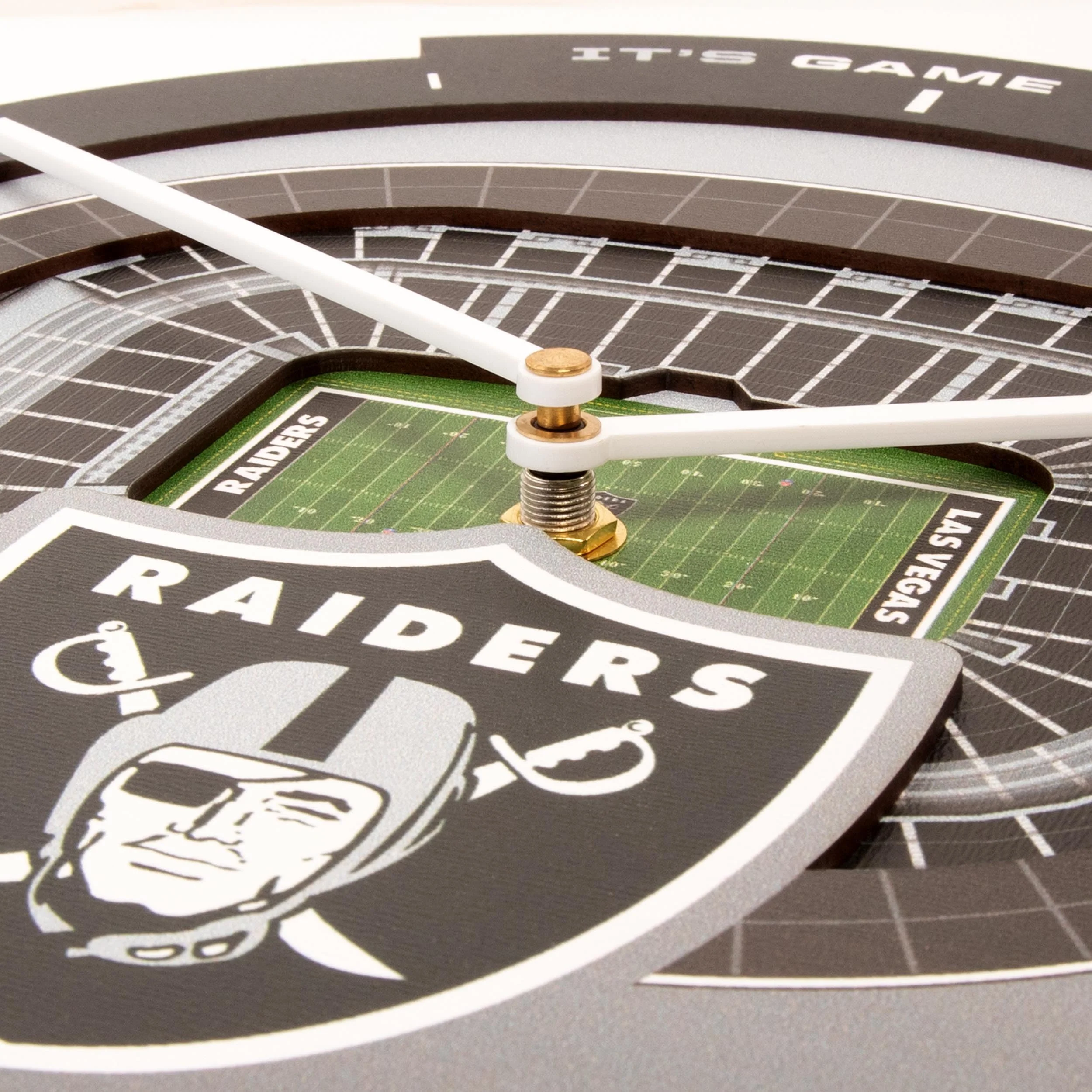 YouTheFan NFL Las Vegas Raiders 3D StadiumView Clock - Image 4