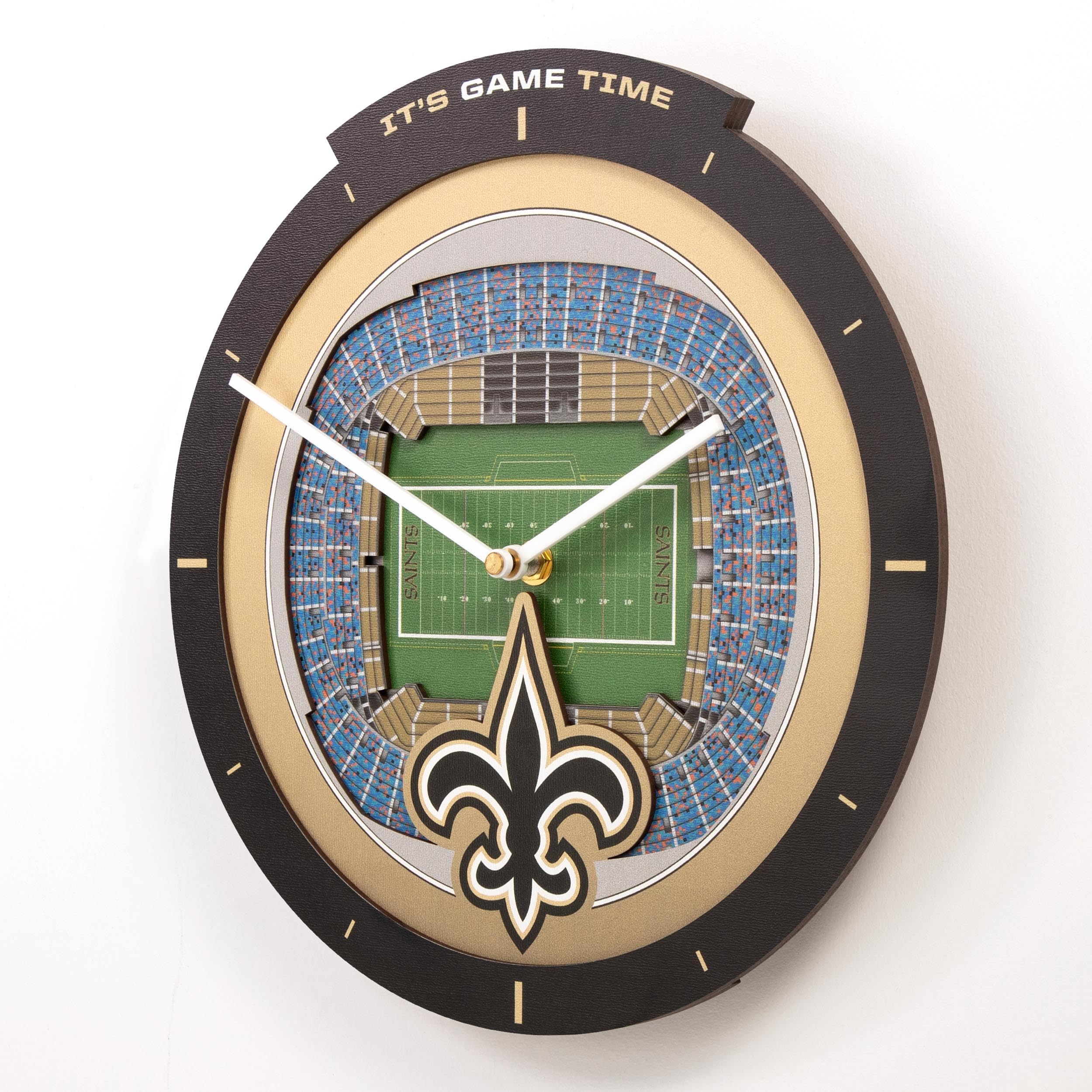 YouTheFan NFL New Orleans Saints 3D StadiumView Clock - Image 5