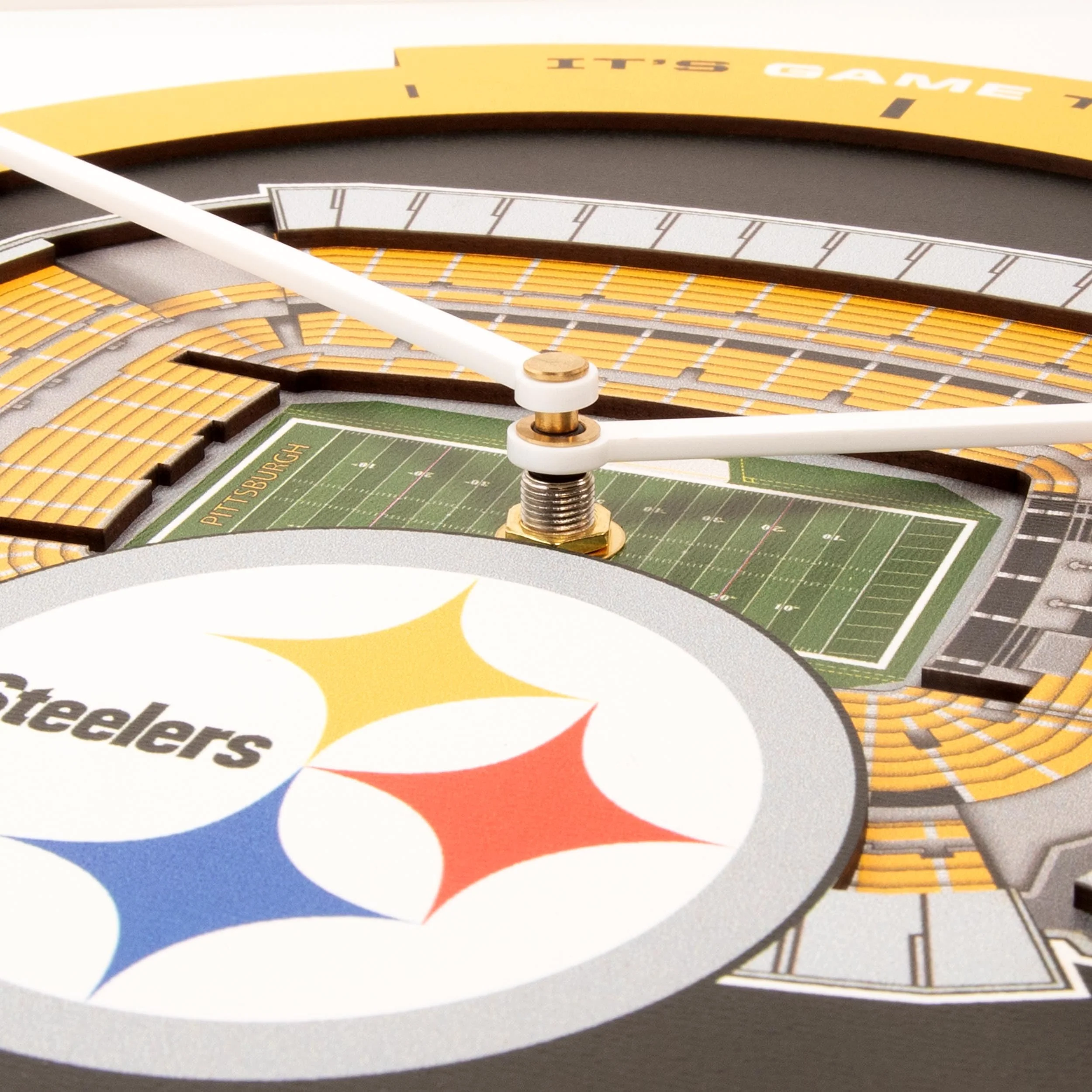 YouTheFan NFL Pittsburgh Steelers 3D StadiumView Clock - Image 4