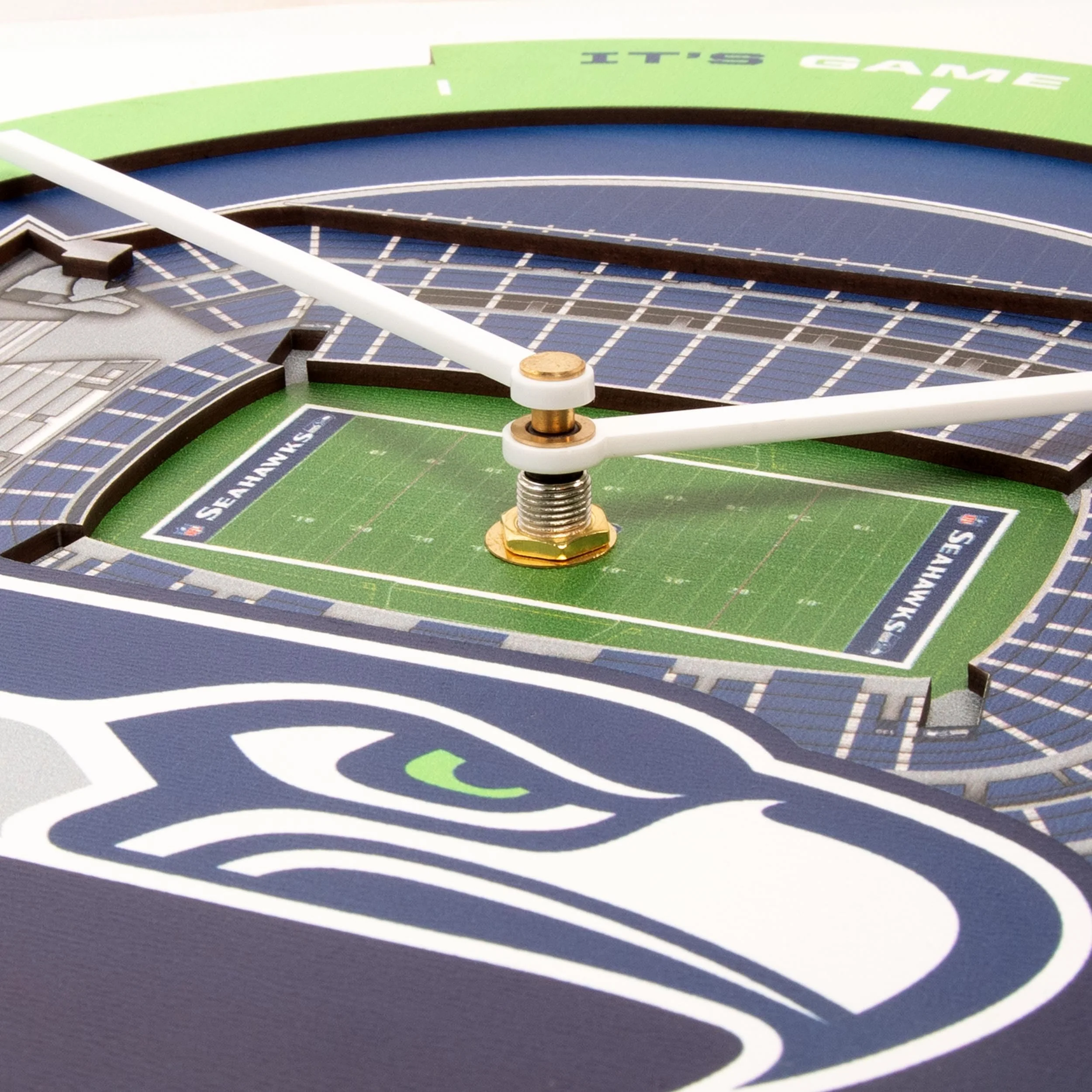 YouTheFan NFL Seattle Seahawks 3D StadiumView Clock - Image 4