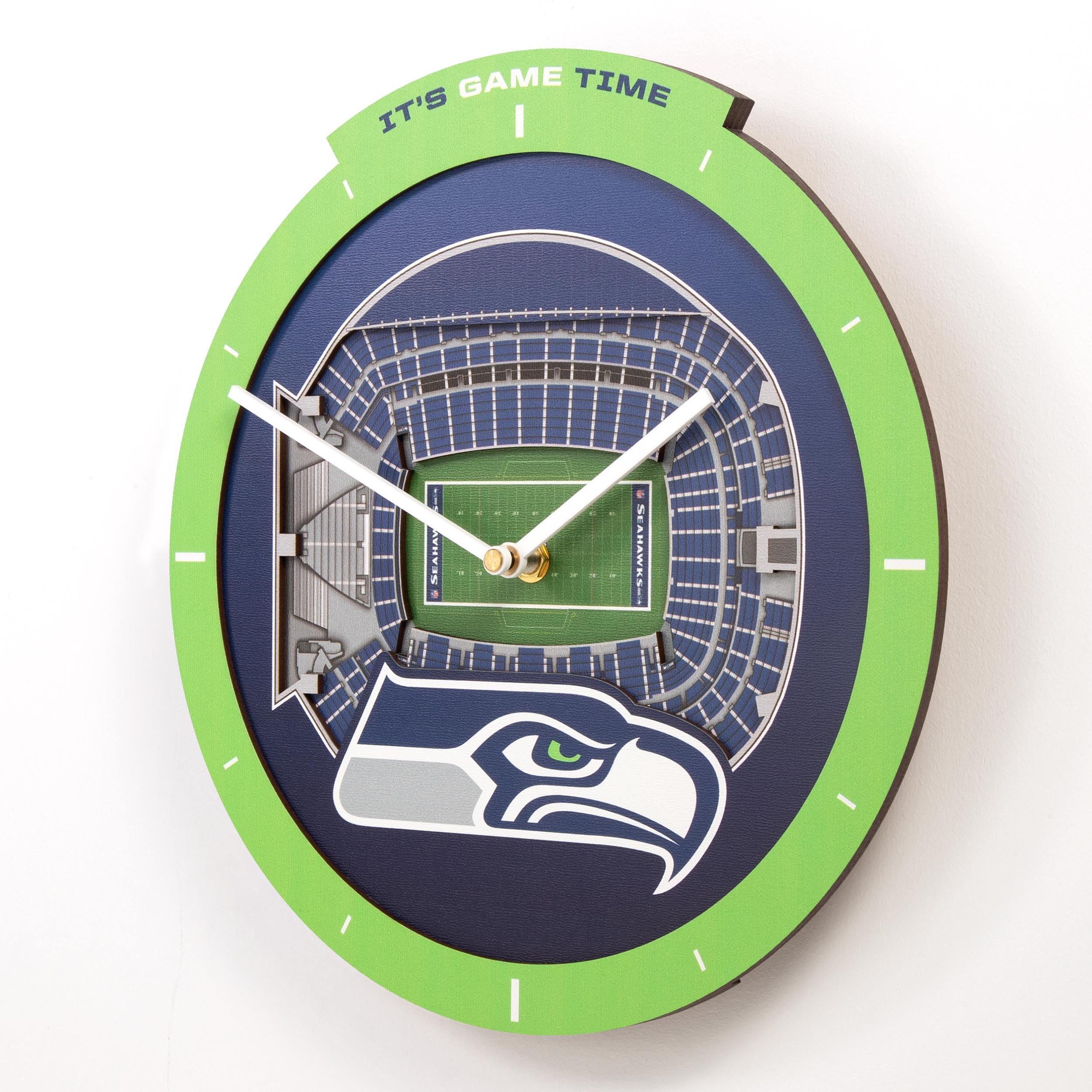 YouTheFan NFL Seattle Seahawks 3D StadiumView Clock - Image 5