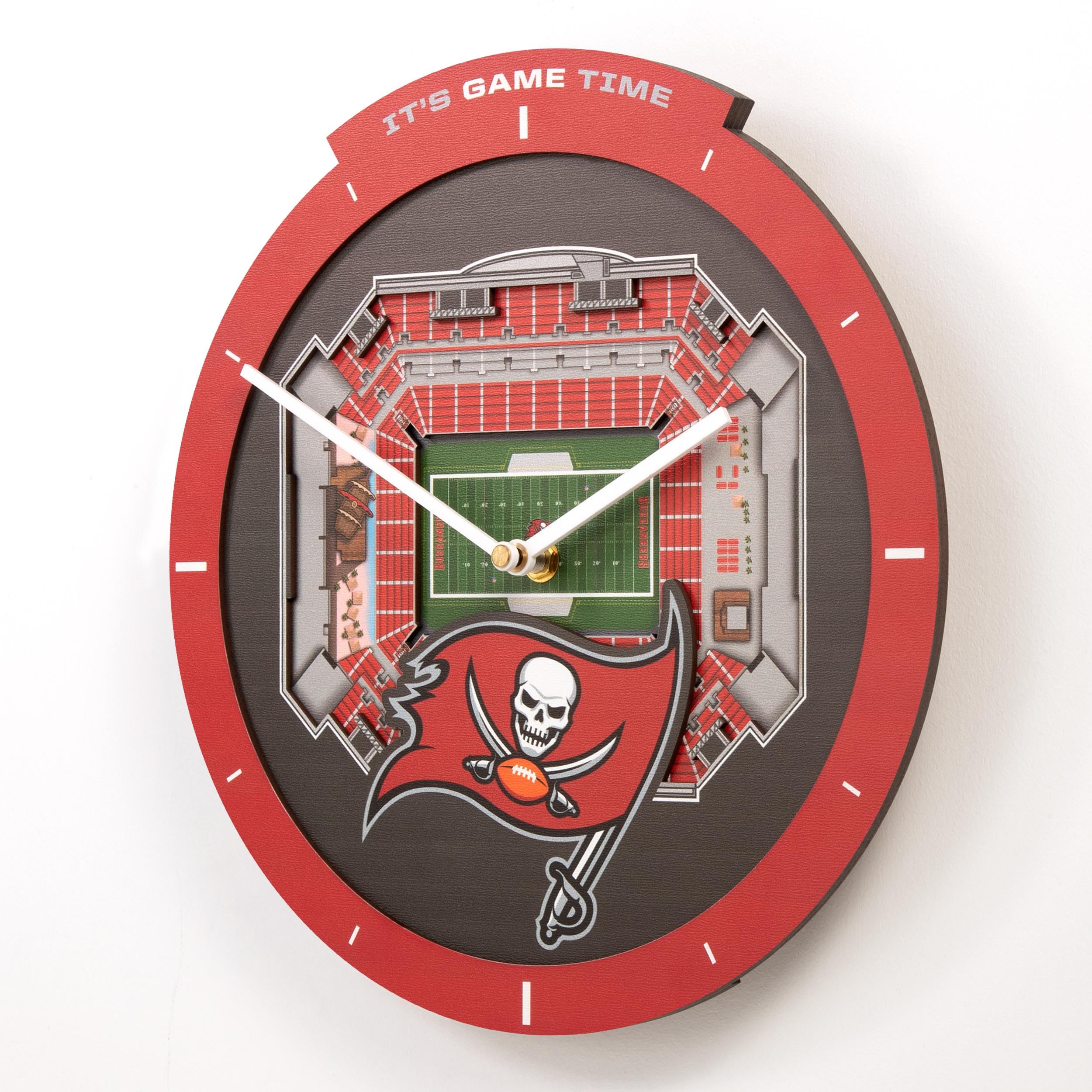 YouTheFan NFL Tampa Bay Buccaneers 3D StadiumView Clock - Image 5