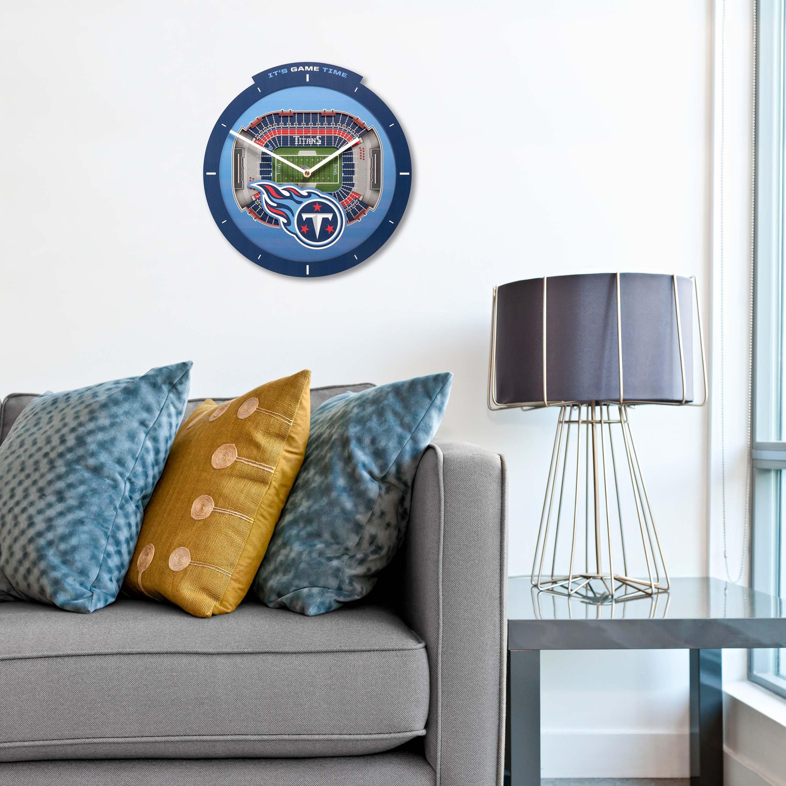 YouTheFan NFL Tennessee Titans 3D StadiumView Clock - Image 3
