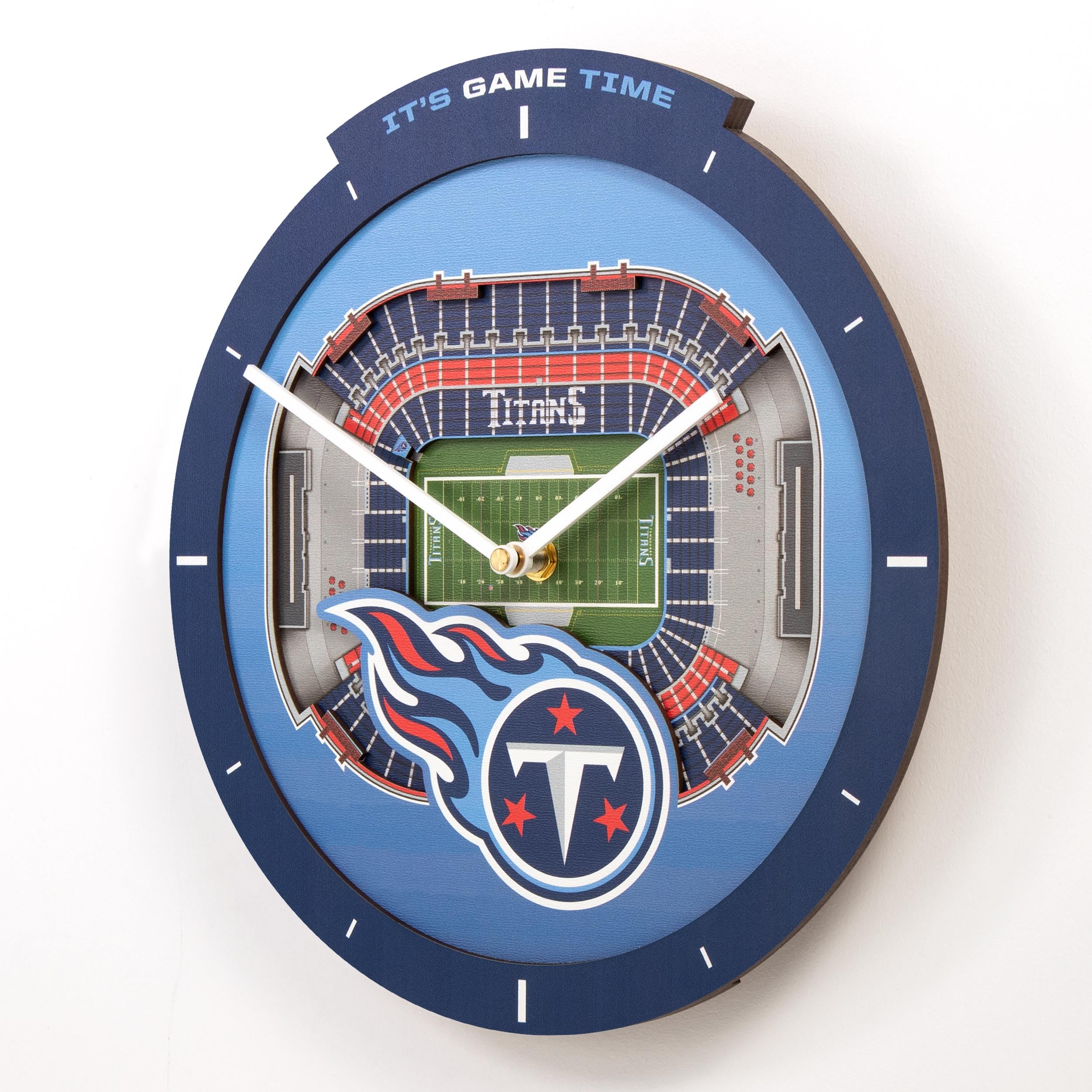 YouTheFan NFL Tennessee Titans 3D StadiumView Clock - Image 5