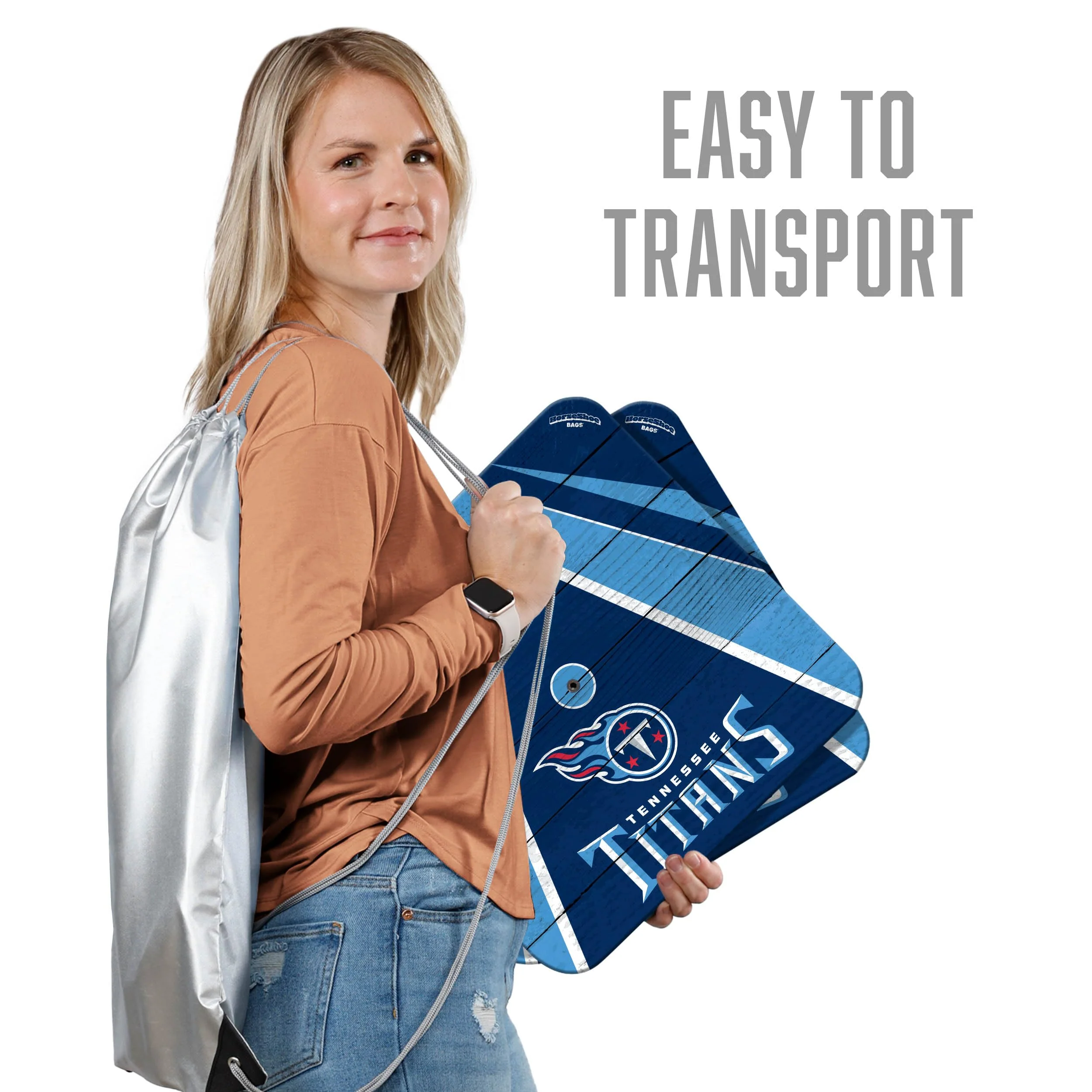 YouTheFan NFL Tennessee Titans Horseshoe Bags Game - Image 6