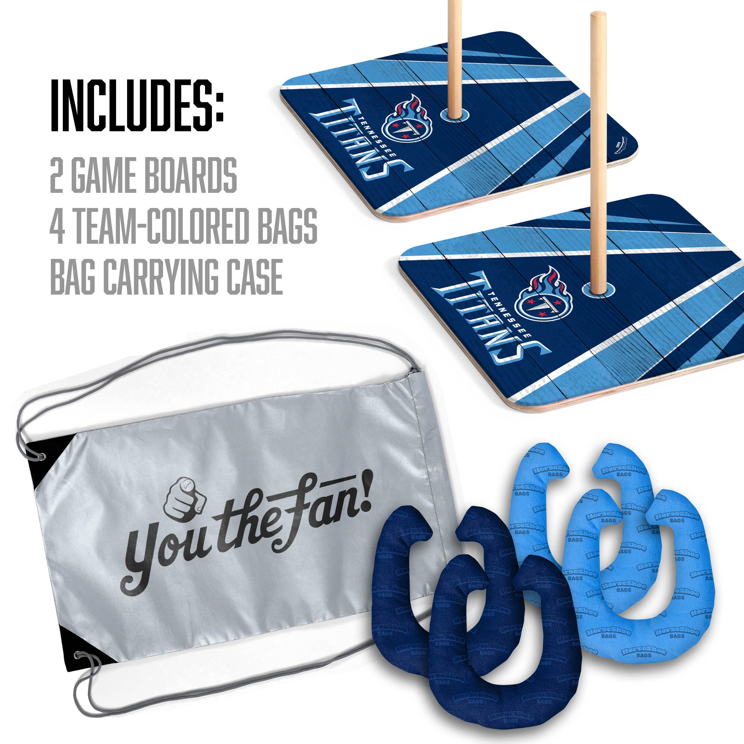 YouTheFan NFL Tennessee Titans Horseshoe Bags Game - Image 8