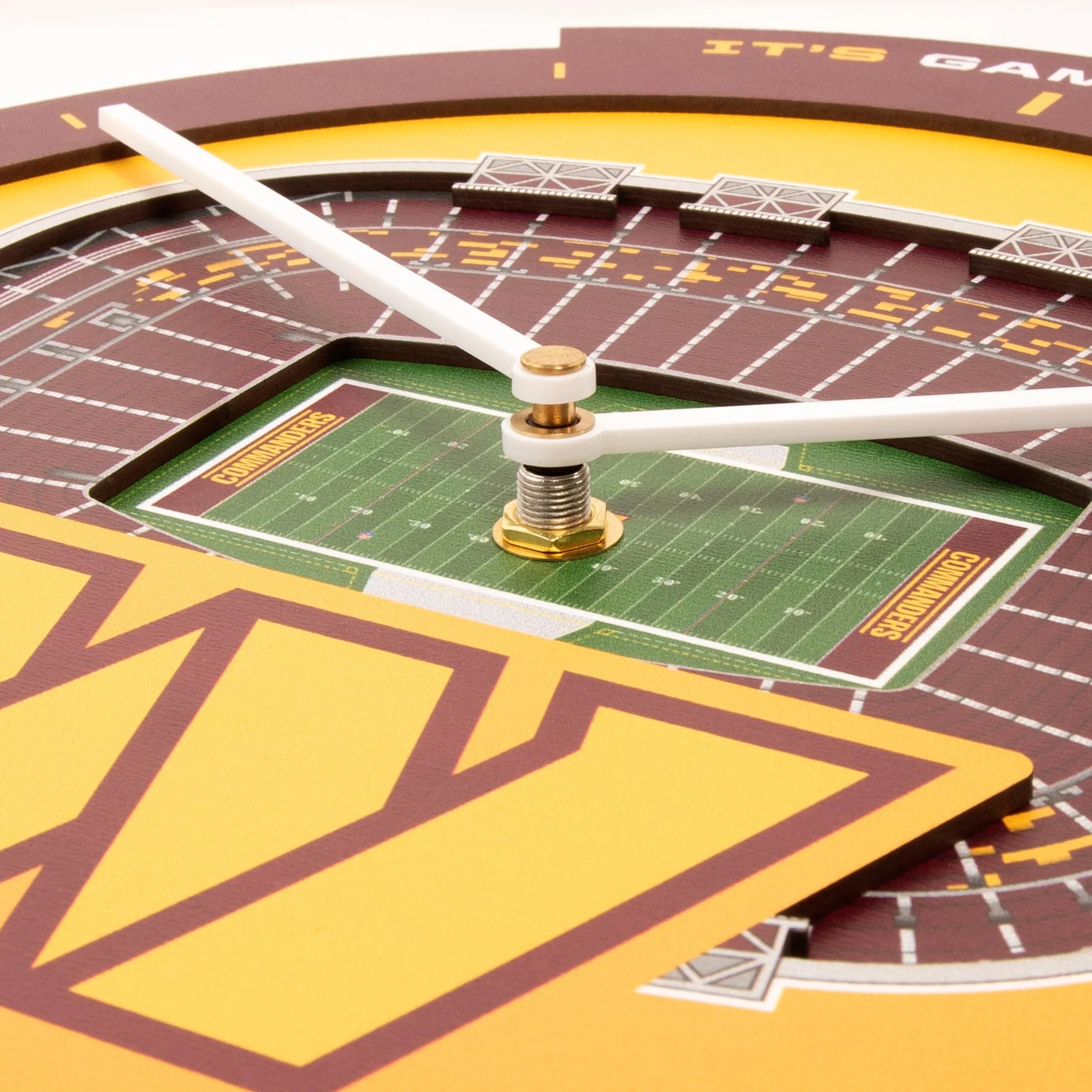 YouTheFan NFL Washington Commanders 3D StadiumView Clock - Image 4