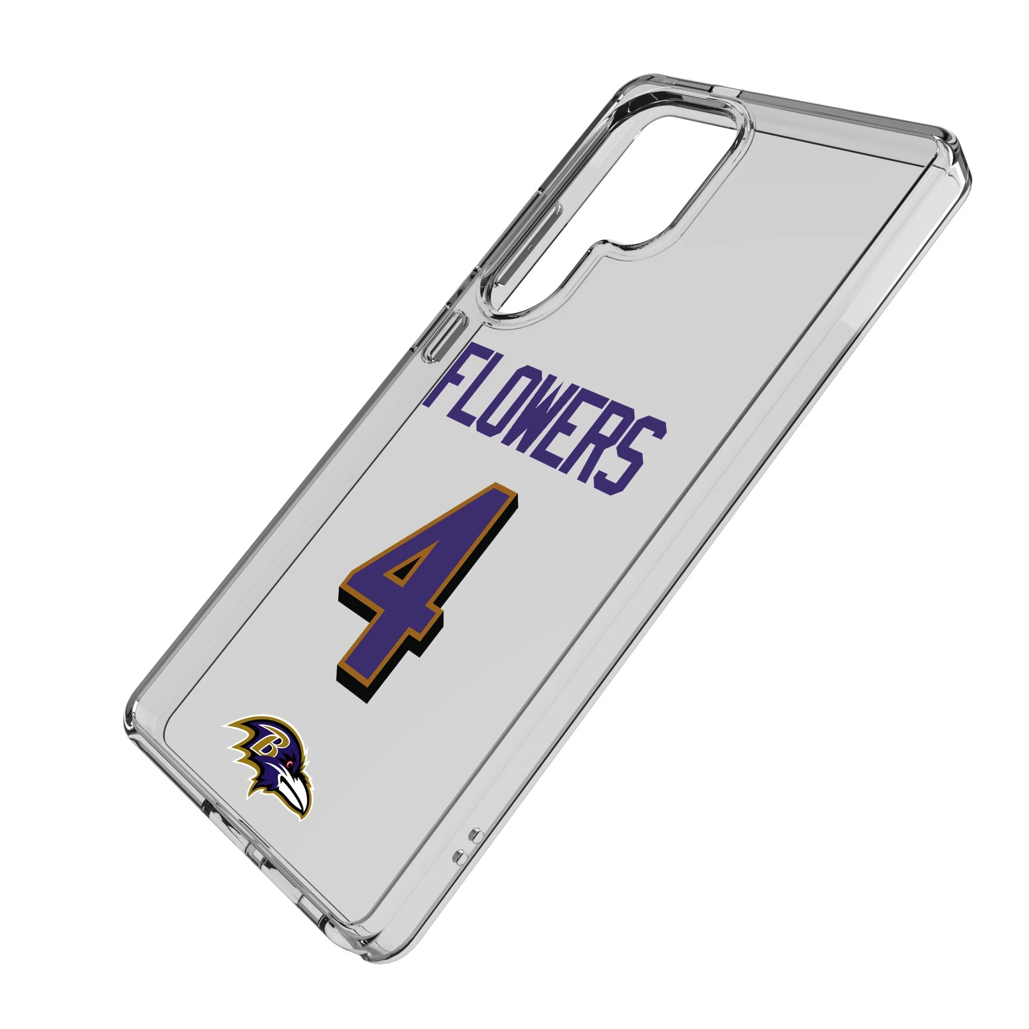 Zay Flowers Baltimore Ravens 4 Game Tactic Clear Phone Case for Samsung Galaxy - Image 2